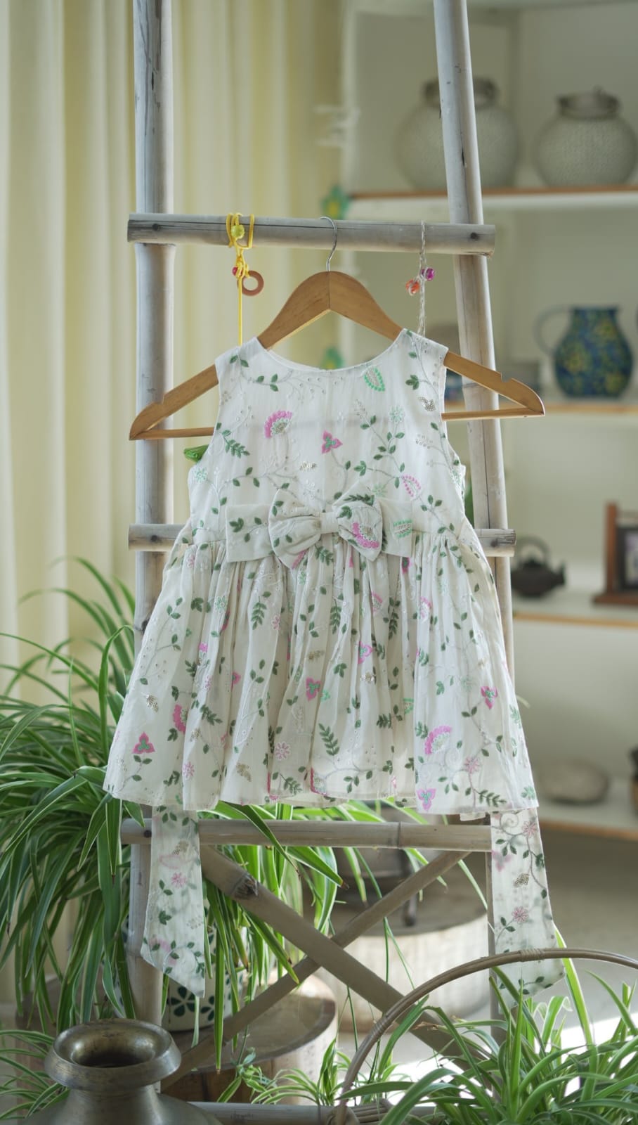 Blush Petal Cotton Dress