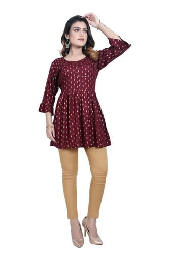 short full sleeve kurti