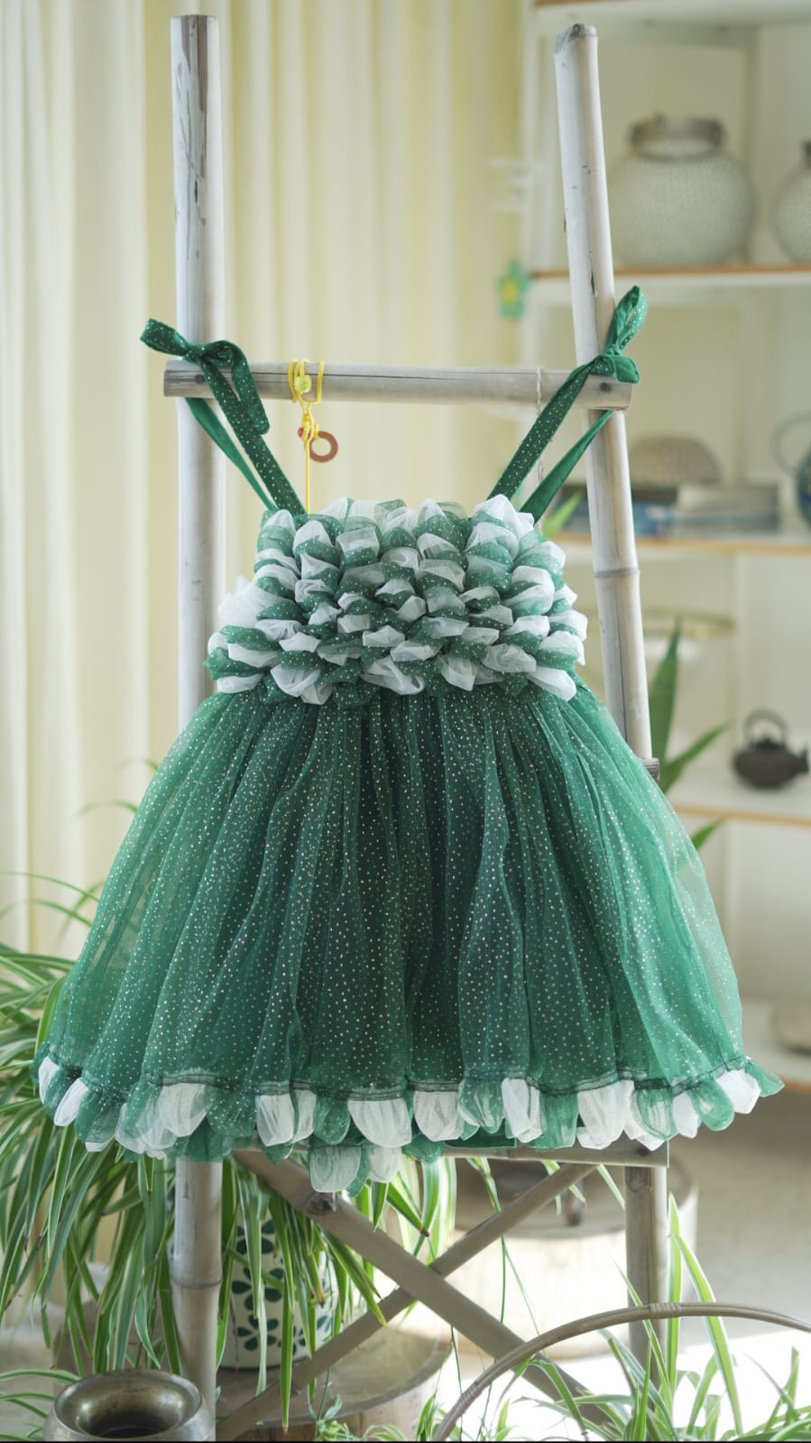 Emerald Sparkle Tutu Dress