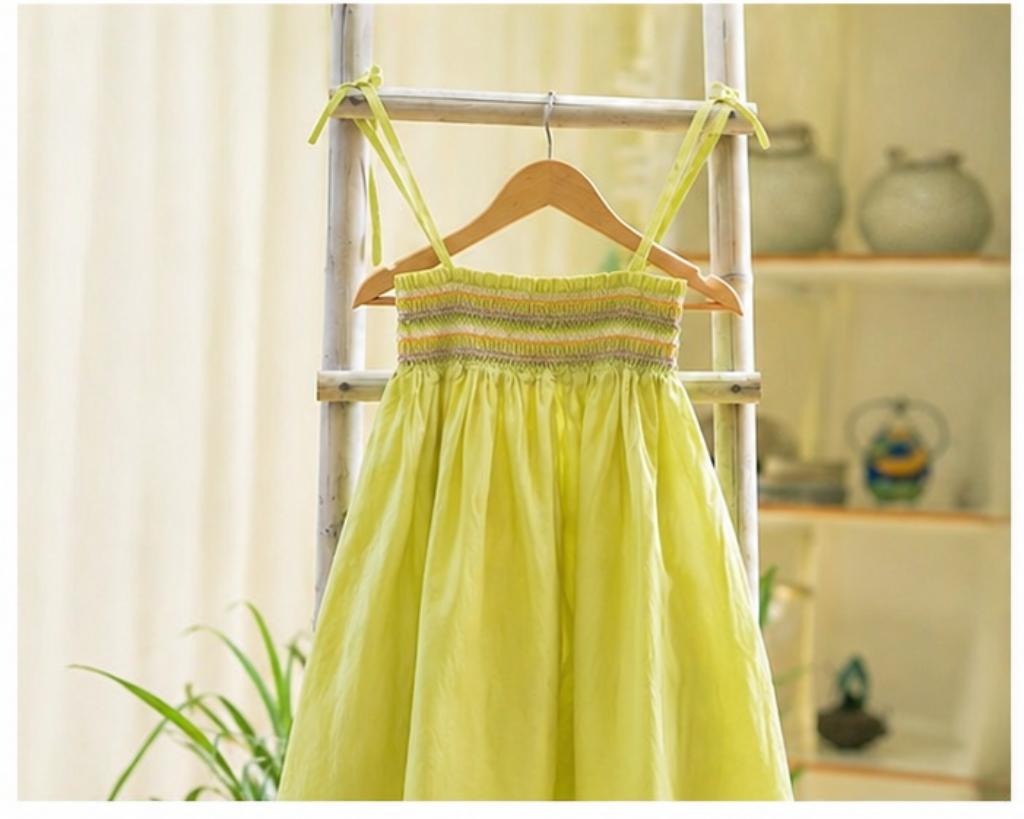 Lime Green Strap Dress
