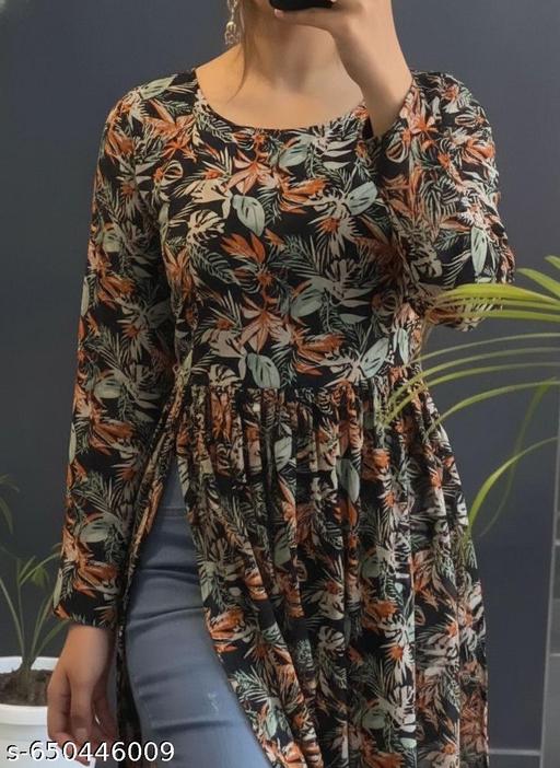 LONG SIDE CUT KURTI