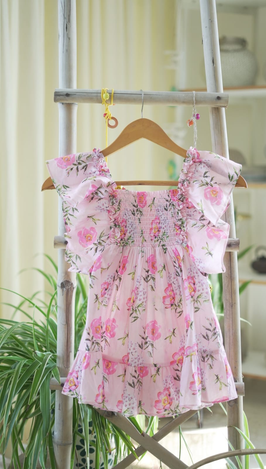 Blush Garden Smocked Dress