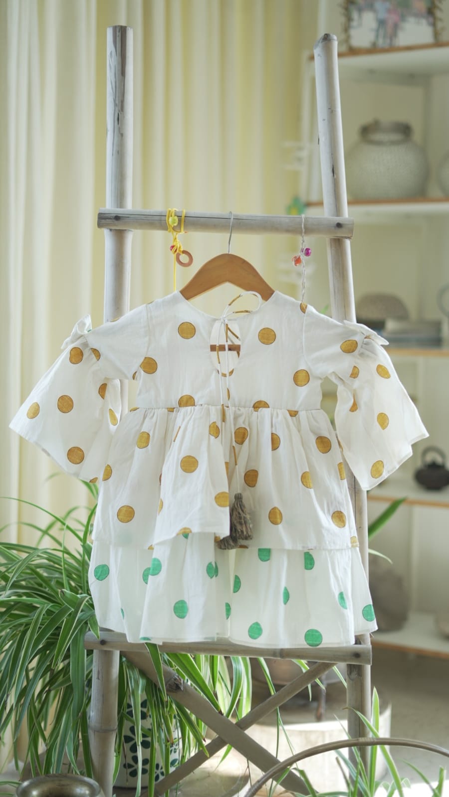 Citrus Dot Dress