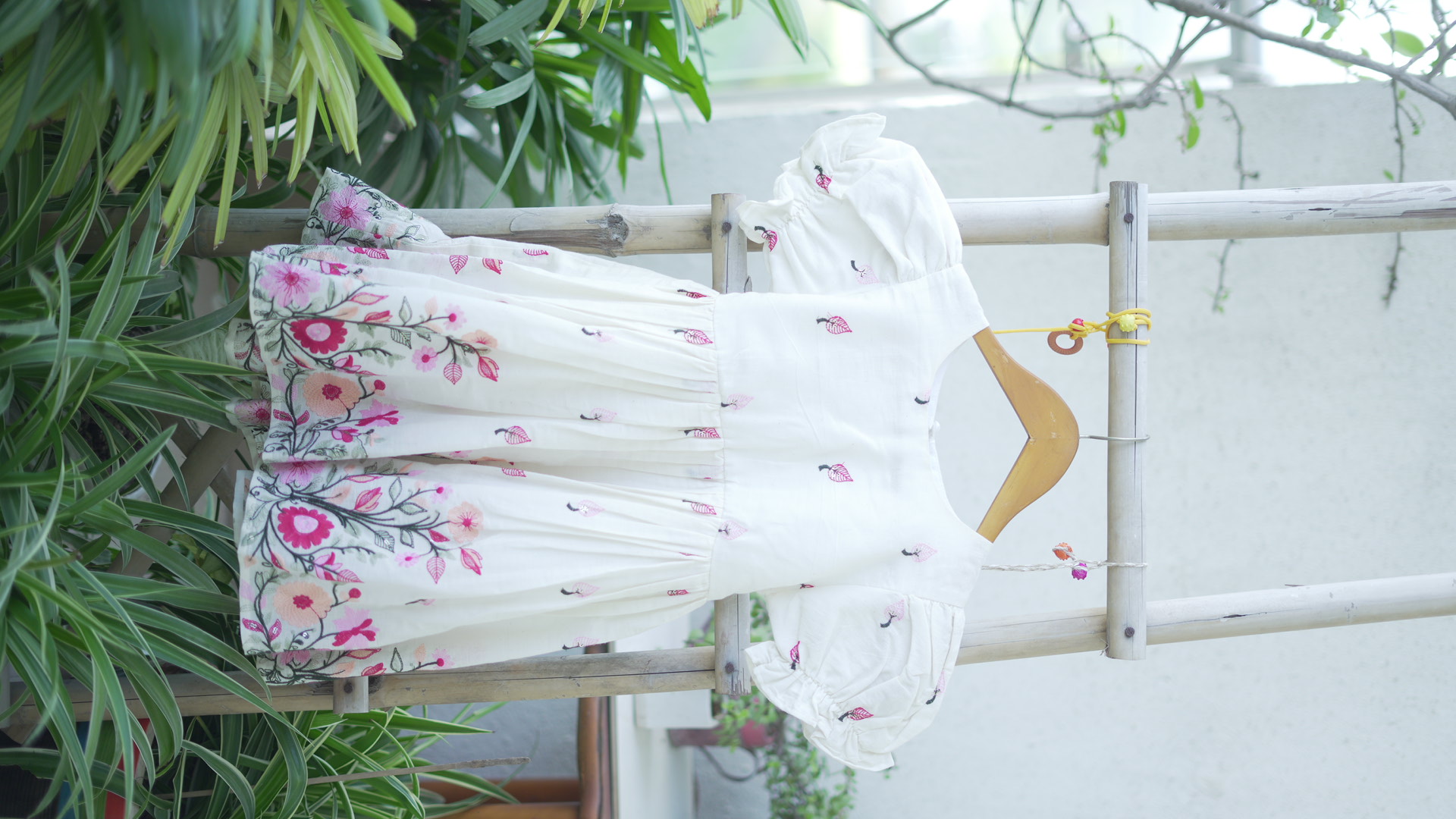 White Floral Blossom Dress