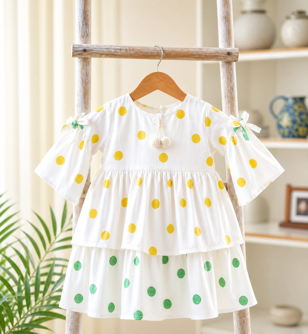 Citrus Dot Dress