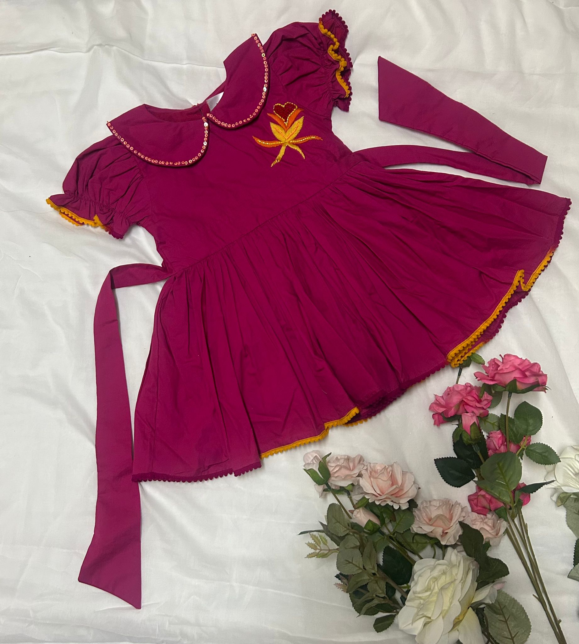 Hot Magenta Dress