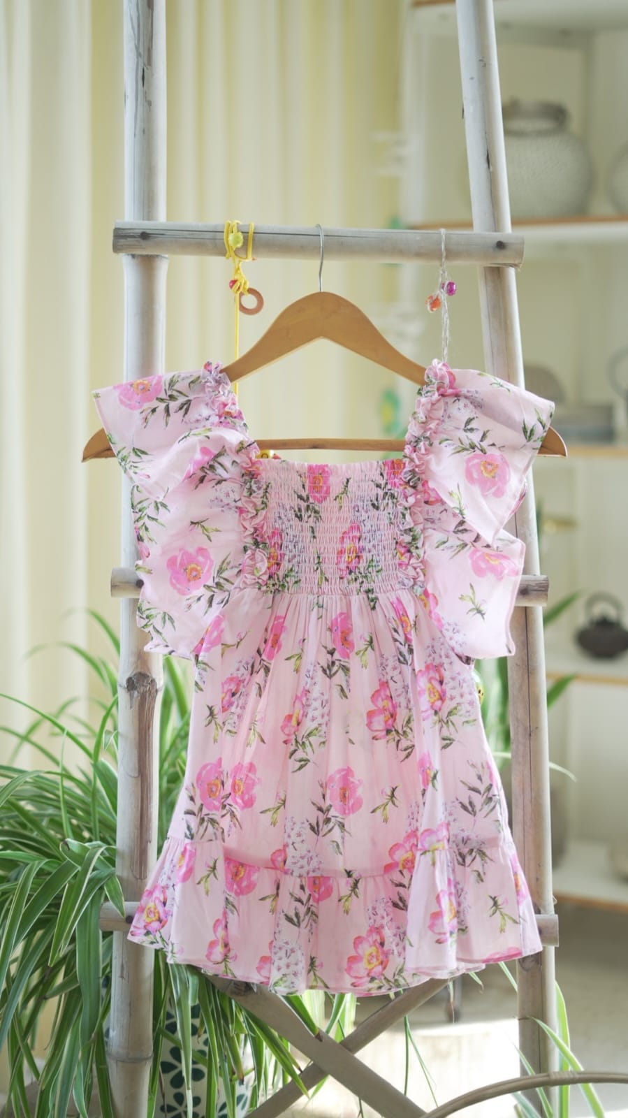 Blush Garden Smocked Dress