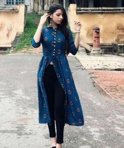 LONG SIDE CUT KURTI