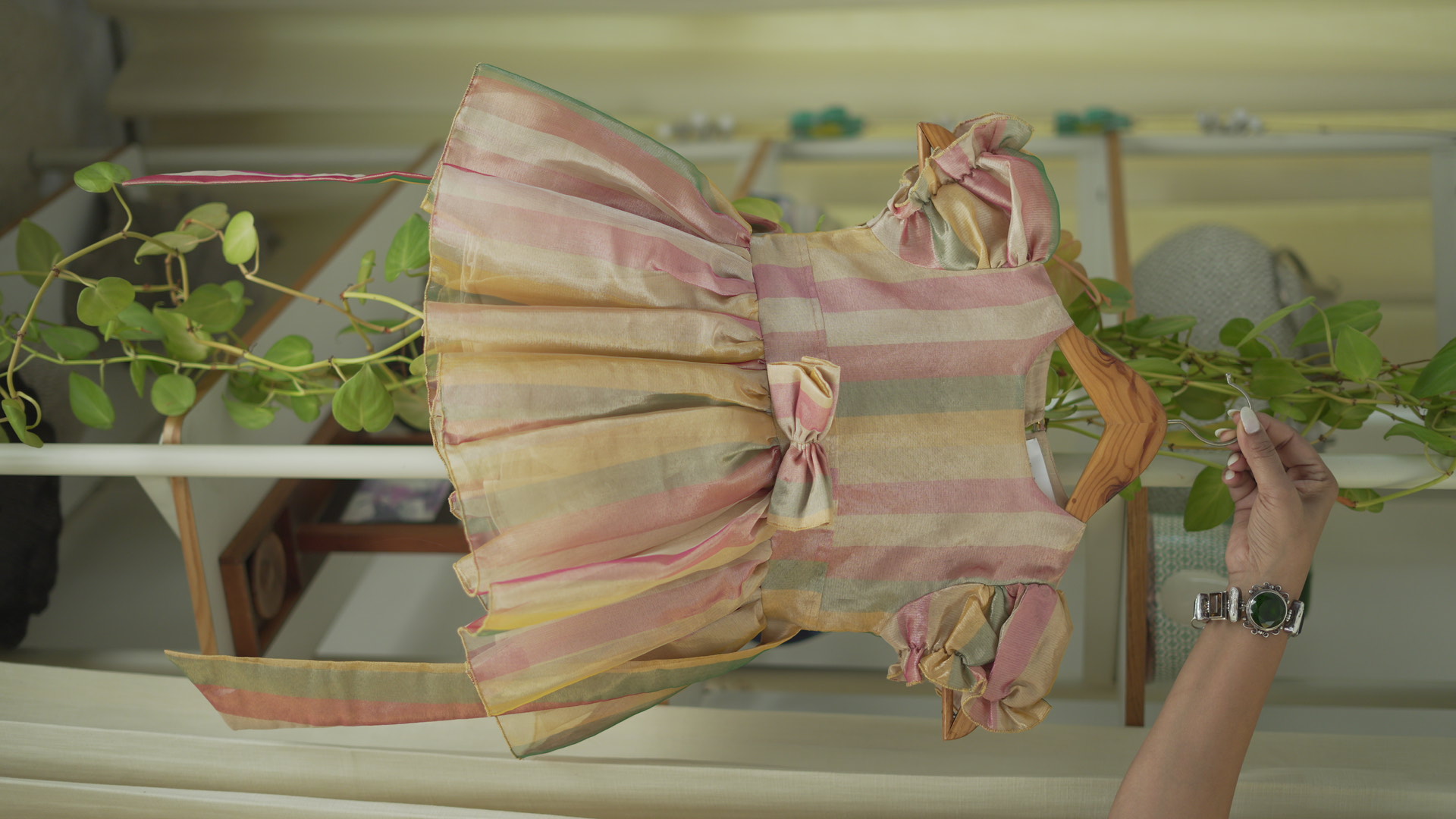 Pastel Rainbow Stripe Dress
